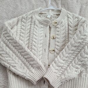 H&M Off-White Knit Sweater